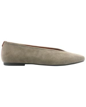 Gentle Souls Willow Suede Flat - Gray