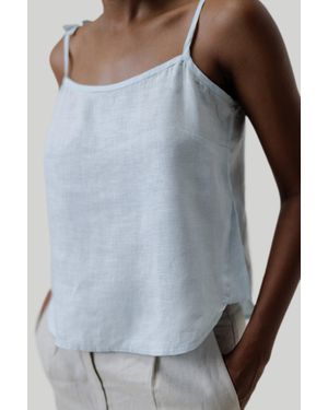 REISTOR Tie-Up Camisole - Gray