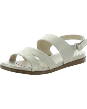 LifeStride Ashley Metallic Ankle Flat Sandals