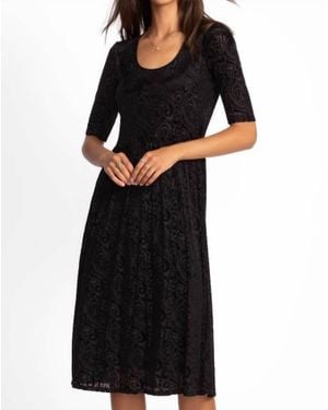 Johnny Was Helena Midi Dress - Black