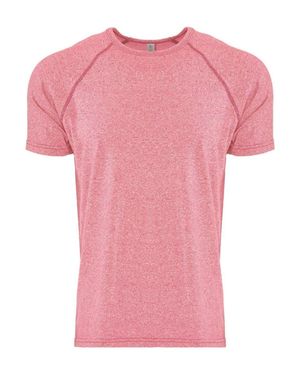 Next Level Mock Twist Raglan T-Shirt - Pink