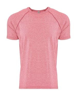 Next Level Mock Twist Raglan T-Shirt - Pink