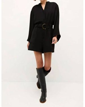 Marie Oliver Trina Romper - Black