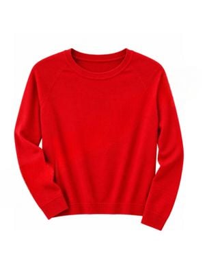 Zenana Simple Soft Sweater - Red