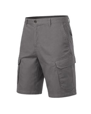 Blu Rock Cotton Flex-Stretch Cargo Shorts - Gray