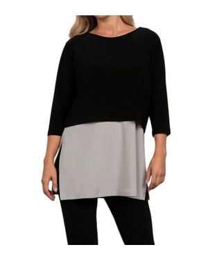 Sympli Go To Cropped Top - Black