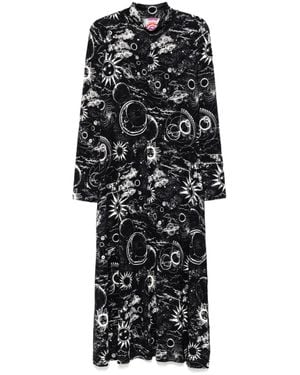 Johnny Was The Janie Seamed Mock Neck Dress, Mina - Black