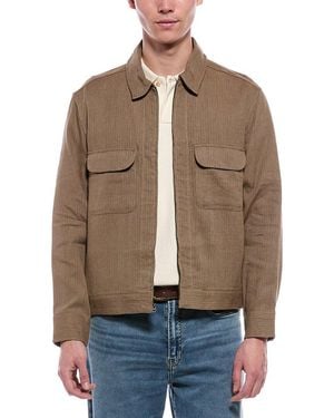 Madewell Linen-Blend Jacket - Brown