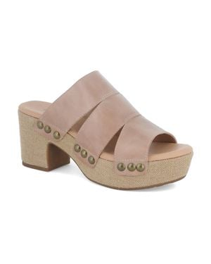 Chocolat Blu Griffin Platform Sandals - Natural