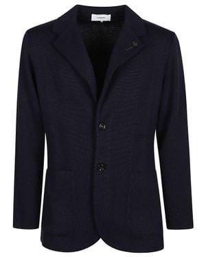 Lardini Tailored Cardigan - Blue