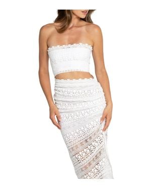 Just BEE Queen Bali Bustier Top - White