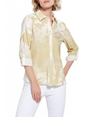 Lyssé Connie Button Down Shirt - White