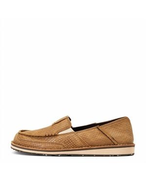 Ariat Cruiser Naturally Snake Skin Casual Shoe - Brown