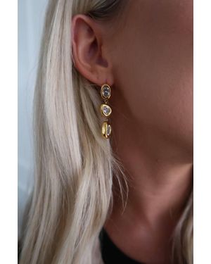 Chansuttpearls Chloe Earrings - Brown