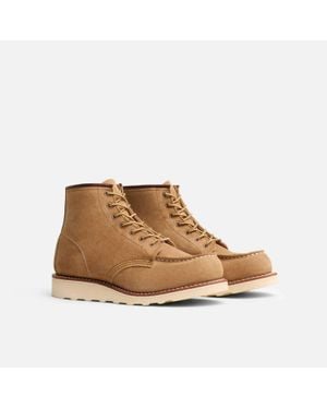 Red Wing Classic 6" Moc Lace Up Boots - Brown