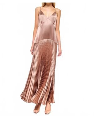 Cami NYC Jennelyn Pleated Gown - Pink