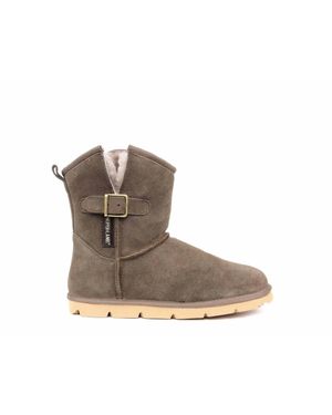 SUPERLAMB Argali Buckle Boots - Brown