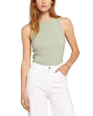 Current/Elliott The Lola Slim Fit Tank - Green