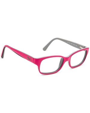 Ray-Ban Kid's Rb1527 Rectangle Eyeglasses - Pink