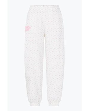 The Happy Camp3r Garden Confetti Core Sweatpants - White