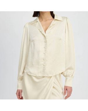 En Saison Greta Top - Natural