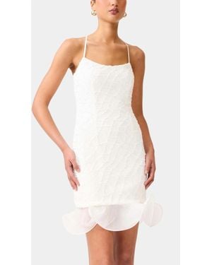 Elliatt Alexandra Strap Mini Dress - White