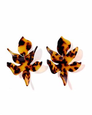 LINNY CO Flora Earrings - Orange