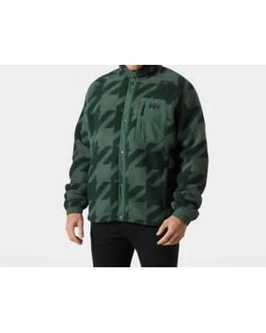 Helly Hansen Panorama Pile Snap Jacket - Green