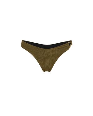 Neoblu Ondas Crinkle Cheeky Bikini Bottom - Green