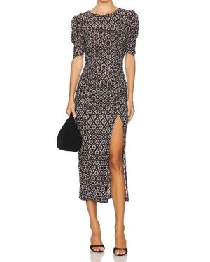 Free People Briella Midi Dress - Black