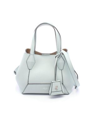 Jimmy Choo Diamond Small Calf Leather Tote Bag - Blue