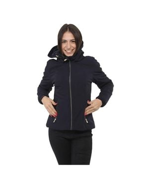 Yes-Zee Nylon Jackets & Coat - Blue