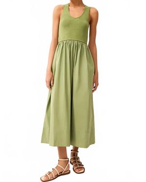 Marie Oliver Anya Midi Dress - Green