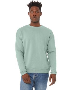 Bella Canvas Adult Fleece Drop Shoulder Sweatshirt - Green