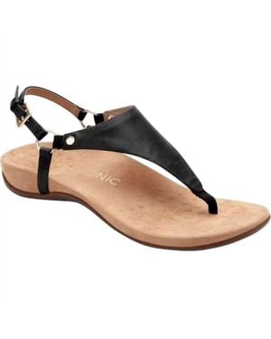 Vionic Rest Kirra Thong Sandals - Black