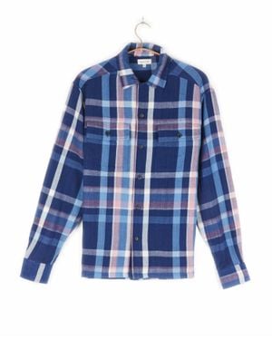 Umber & Ochre Harshil Two-Pocket Long Sleeve Shirt - Blue