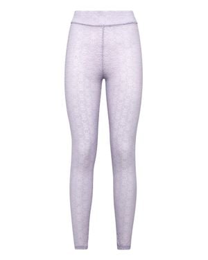 Philipp Plein Tulle Leggings Monogram - Purple