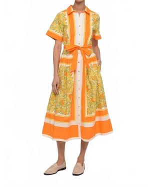 LOVE THE LABEL Drew Midi Dress - Orange