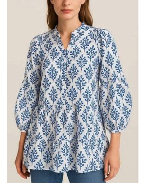 Guadalupe Matilda Blouse - Blue