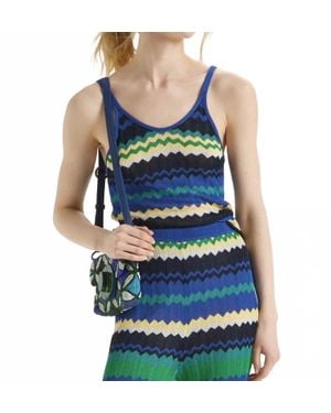 Maliparmi Stripe Tank - Blue