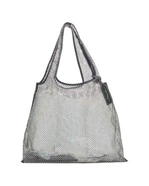 3.1 Phillip Lim Psychedelic Fine Crystal Mesh Pvc Lined Market Tote Bag - Gray