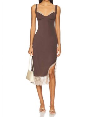 Free People Party Crashers Midi Slip Dress - Purple