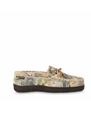 Old Friend Suede Rubber Outsole Moccasin - Green