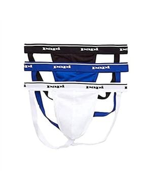 Papi 3 Pack Cotton Jockstrap - White