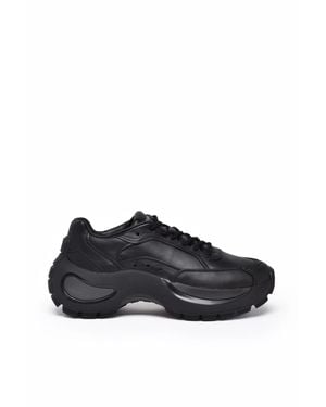 Sportmax Leather Urta Sneakers - Black