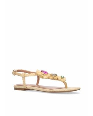 Bibi Lou Vavin Embellished Sandal - Natural