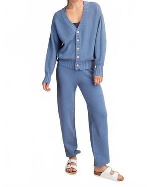 Rae Mode Teagan Knit Jogger - Blue