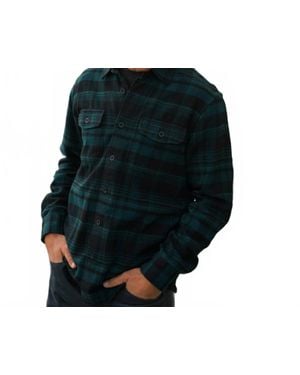Grayers Herringbone Heritage Flannel Shirt - Black