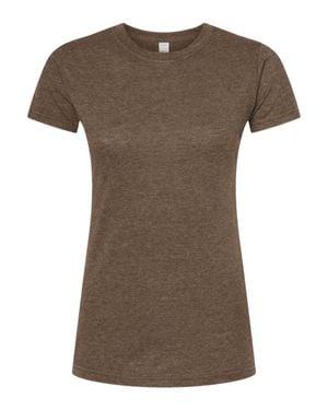 Tultex Poly-Rich Slim Fit T-Shirt - Brown