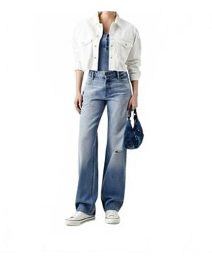 G-Star Cropped Wander Denim Jacket - Blue